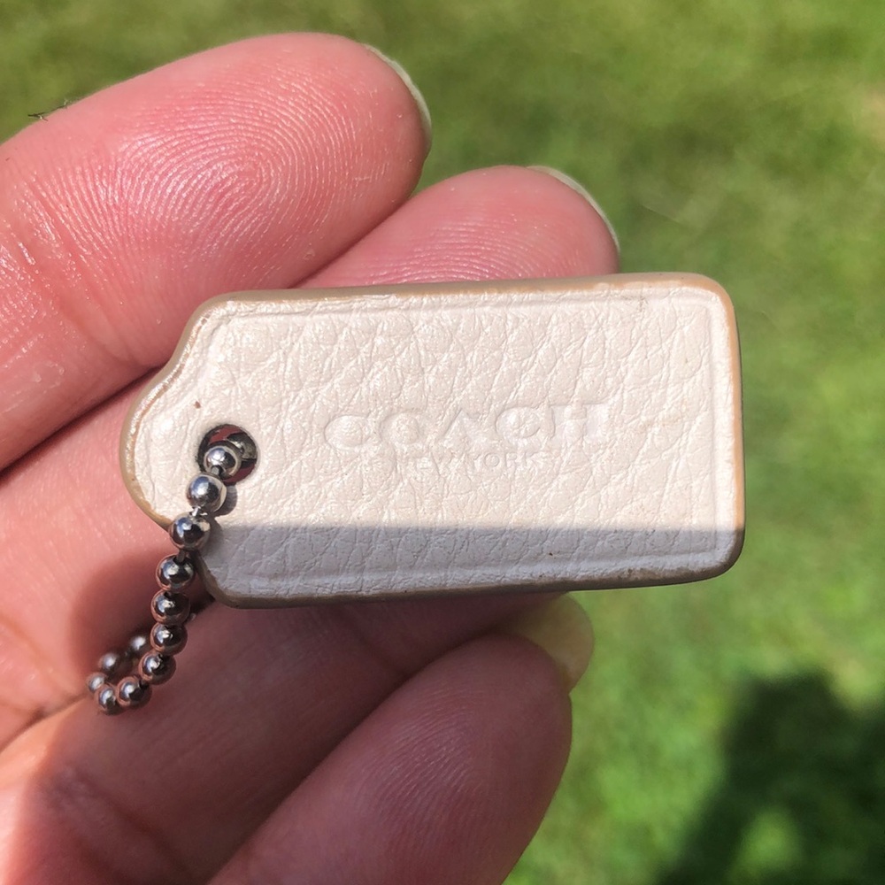 Coach Leather Keychain tiny one - Picture 7 of 10